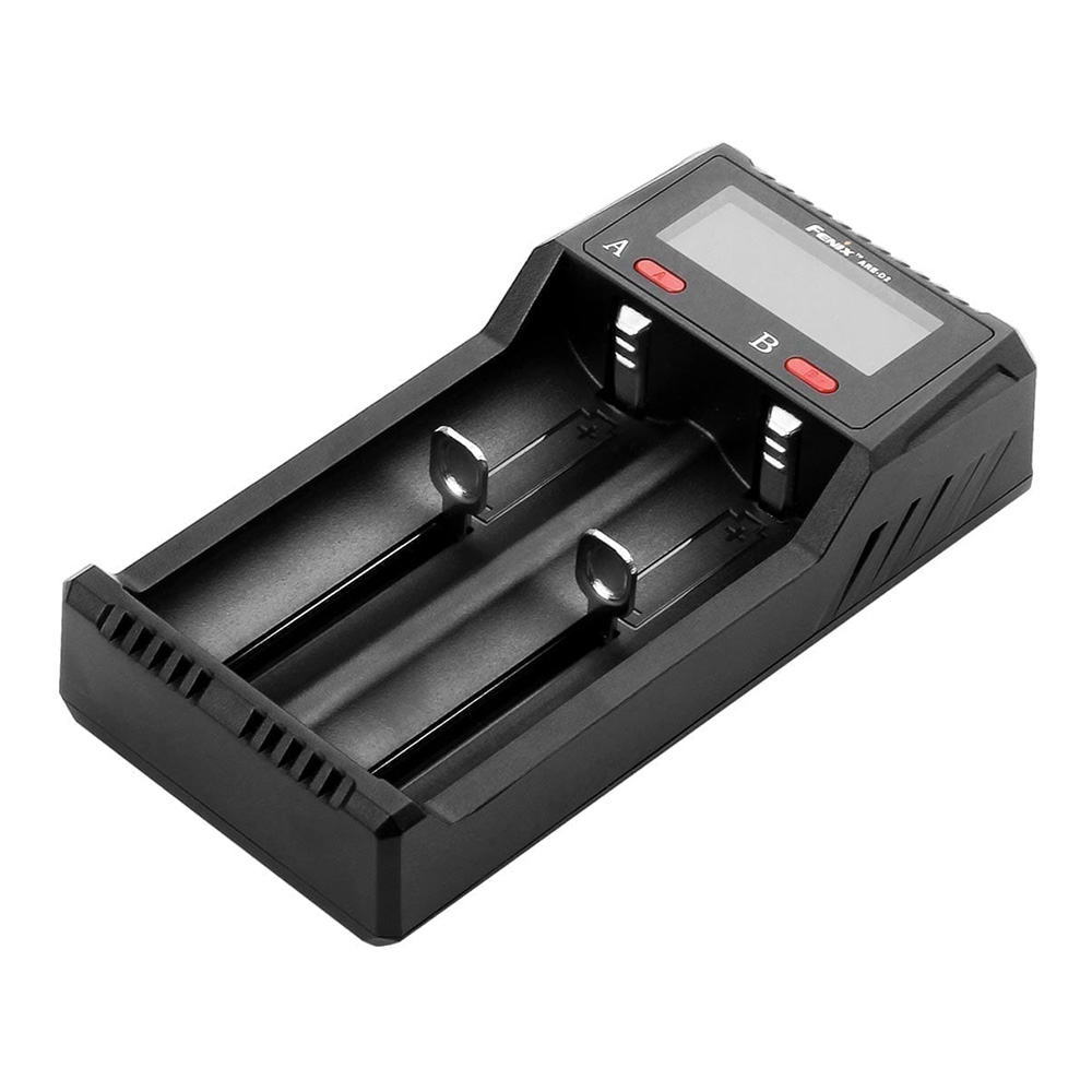 ARE-D2 Li-ion and Ni-MH Dual Channel Charger - Black Fenix — view 2