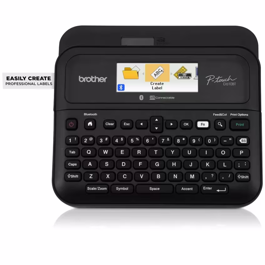 PTouch PTD610BT Labeling Machine Brother — view 2