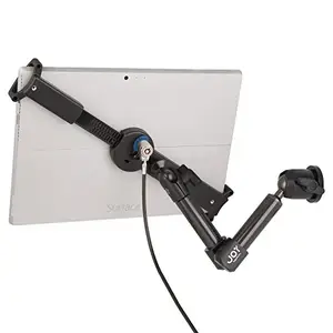 LockDown Tablet Mount Universal Wall/Cabinet Carbon Fiber Mount with Key Lock 10-13"" The Joy Factory — view 1