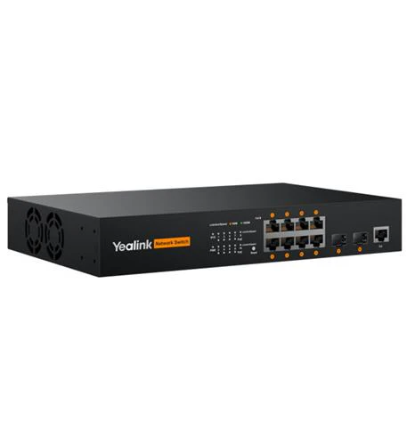 RCH80 L2+ Managed AV Switch 8-Port Yealink — view 1