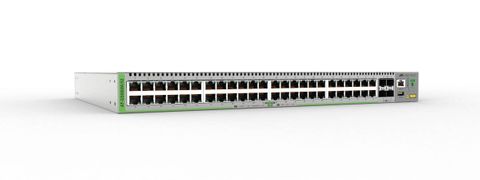 AT-GS980EM/11PT-40 Gigabit Layer 3 Lite Managed Switch- 8x 10/100/1000-T PoE+- 1x 10/100/1000-T PoE-in- 2x SFP Ports and one fixed PSU- PoE pass-through support- AC Adapter included- AU Power Cord. Allied Telesis — view 2