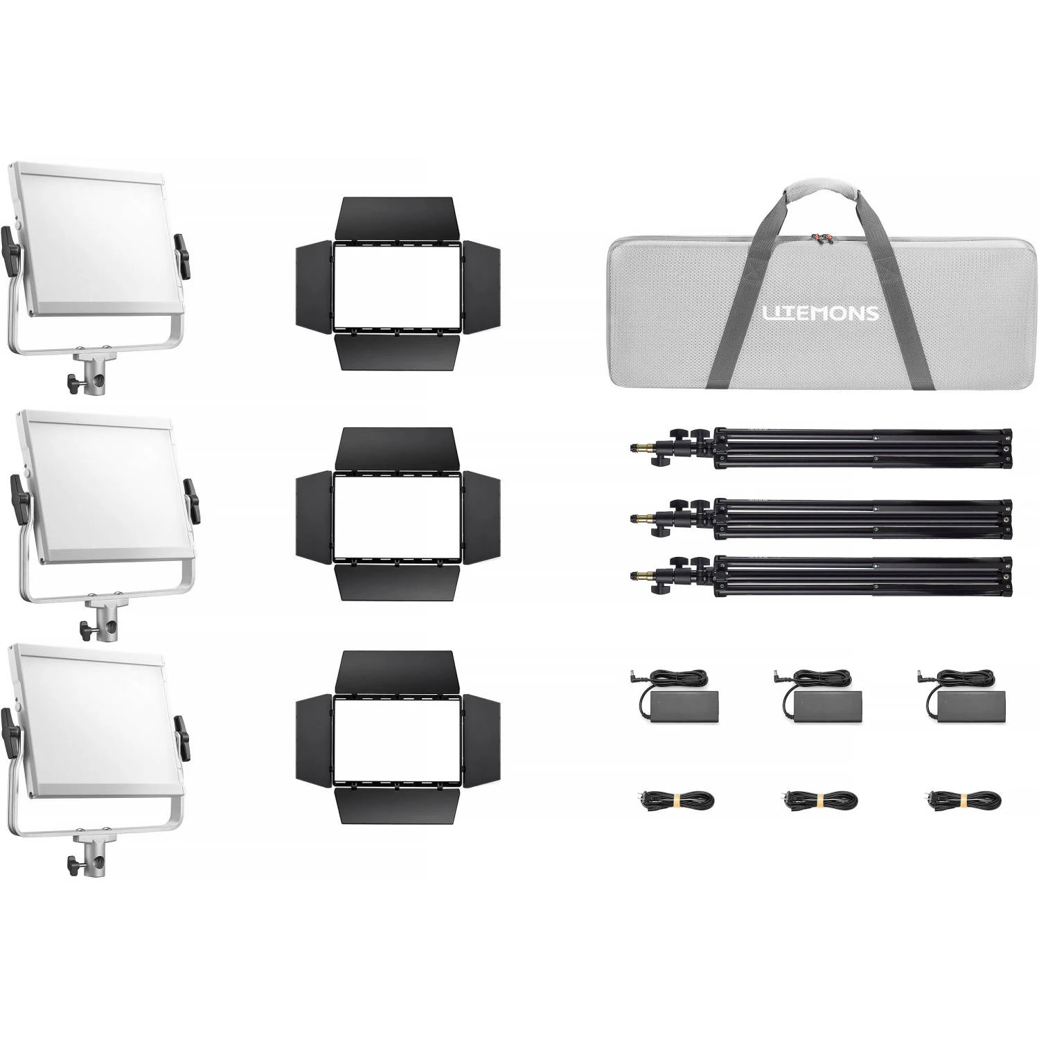 Litemons LP1200R RGB LED Panel (3 Light Kit) Godox — view 2