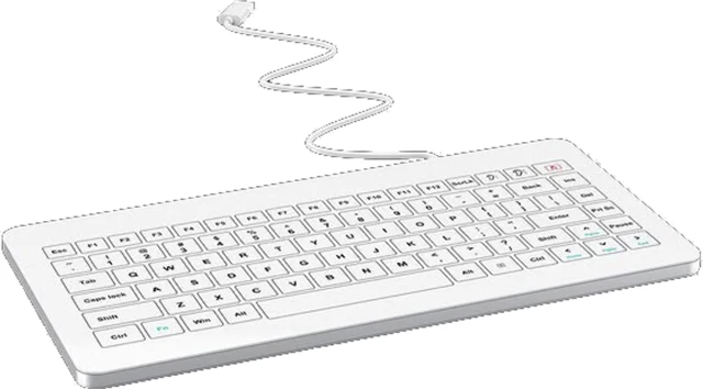Inputel GKB04 Glass Keyboard IP68 - USB Inputel — view 2
