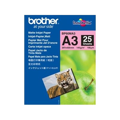 Brother BP60MA3 A3 Matte Inkjet Paper 145GSM 25 Sheets Brother — view 2