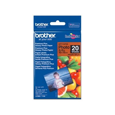 Brother BP71GP20 6x4 Premium Glossy Photo Paper 260GSM 20 Sheets Brother — view 2