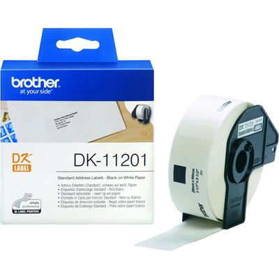 Brother DK11201 400 Standard Address Labels 29mm x 90mm Brother — view 2