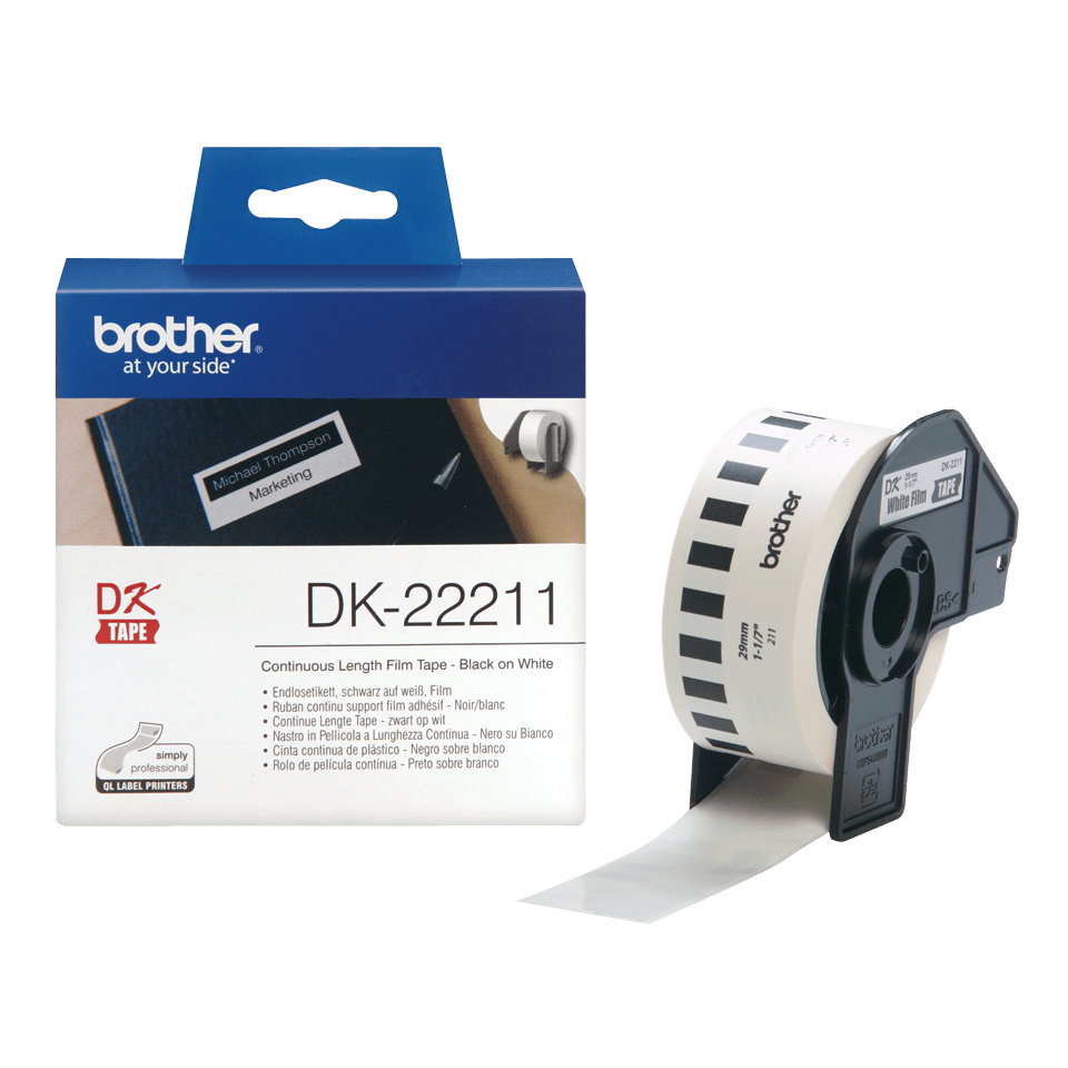 Brother DK22211 Continuous Length Paper Label Tape 29mm x 15.24m Brother — view 2