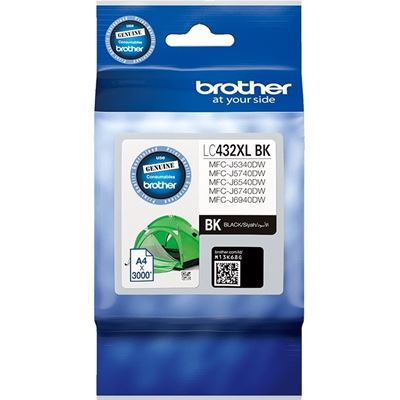 Brother LC432XLBK Black High Yield Ink Cartridge Brother — view 2