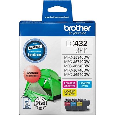 Brother LC4323PKS 3-Pack Ink Cartridge (C/M/Y) Brother — view 2