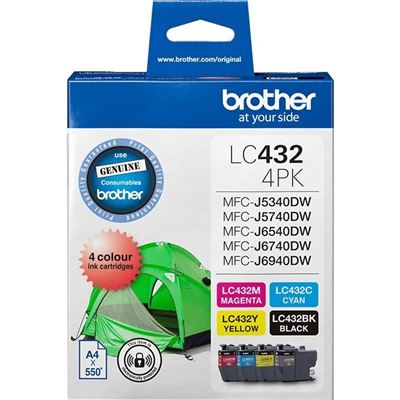 Brother LC4324PKS 4-Pack Ink Cartridge (B/C/M/Y) Brother — view 2