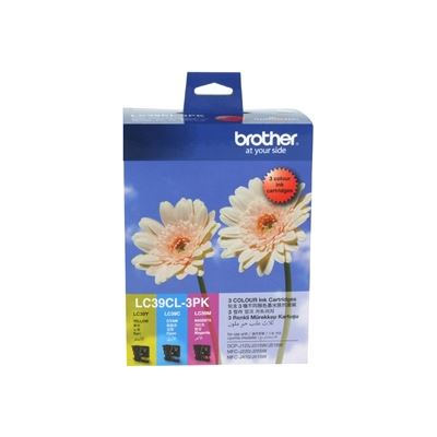 Brother LC39CL3PK CMY Colour Ink Cartridges (Triple Pack) Brother — view 2