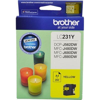 Brother LC231Y Yellow Ink Cartridge Brother — view 2