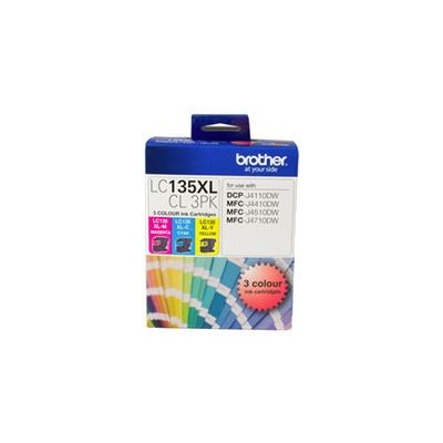 Brother LC135XLCL3PK CMY Colour High Yield Ink Cartridge (Triple Pack) Brother — view 2