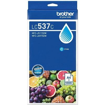 Brother LC537C Cyan Ink Cartridge Brother — view 2