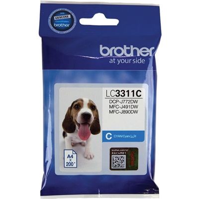 Brother LC3311C Cyan Ink Cartridge Brother — view 2