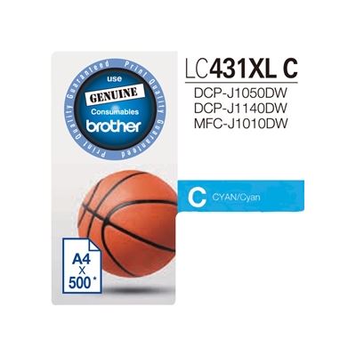 Brother LC431XLC Cyan High Yield Ink Cartridge Brother — view 2