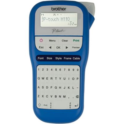 Brother PTH110BW Durable P-Touch Blue&White Label Printer $20 Cashback Brother — view 1