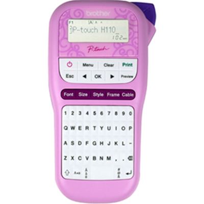 Brother PTH110PK Durable P-Touch Pink Label Printer $20 Cashback Brother — view 2
