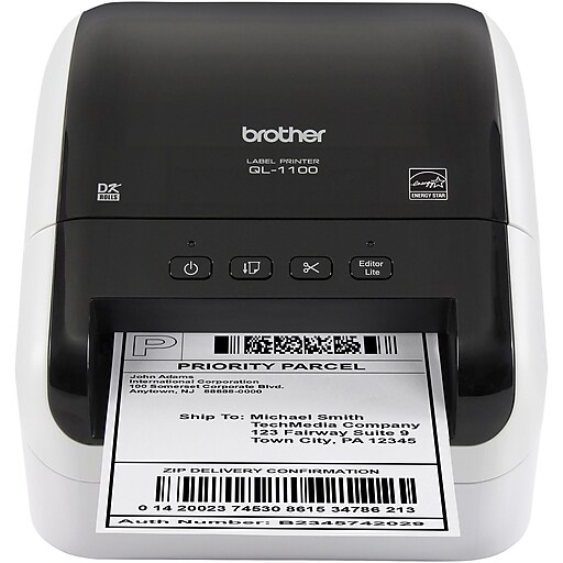 Brother QL1100 Labelling Machine w/ 3x Free DKN55224 Brother — view 1