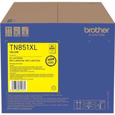 Brother TN851XLY Yellow High Capacity Toner Brother — view 2