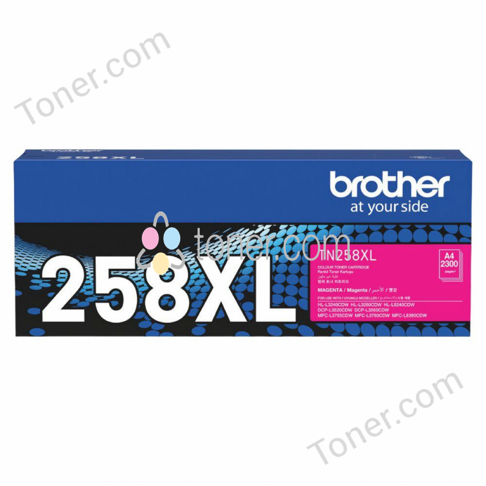 Brother TN258XLM High Yield Toner Magenta Brother — view 2
