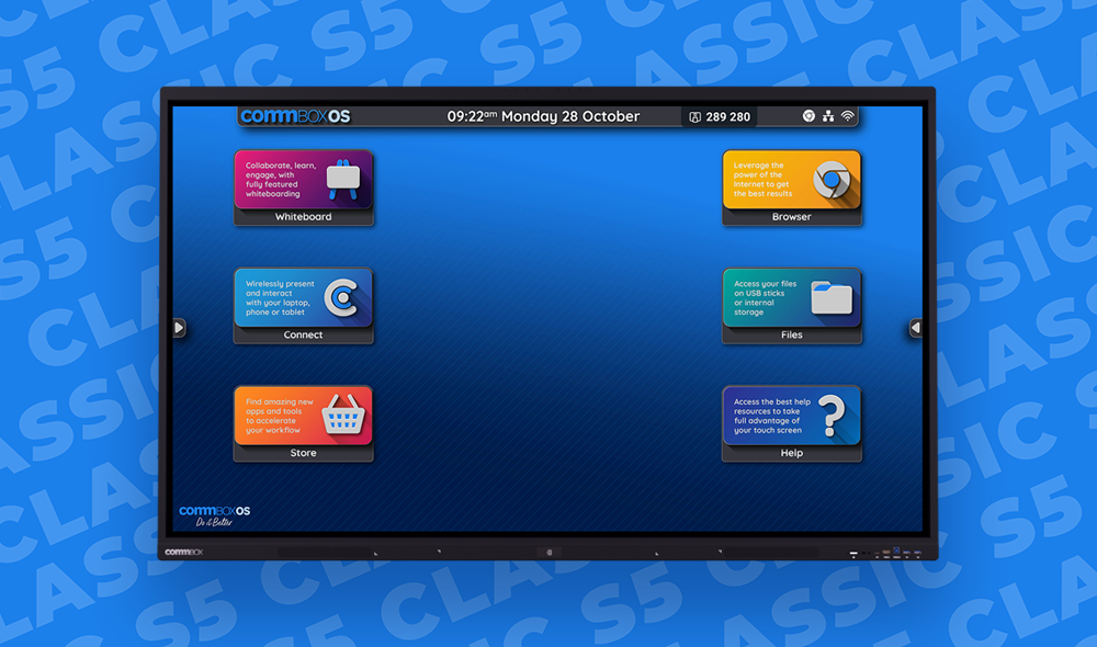 CommBox Interactive Classic S5 65" 4k Touchscreen CommBox — view 2