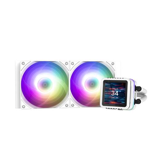 Zalman Alpha2 DS 24 ARGB White Liquid Cooler - 2x 120mm Fan 5yr w Zalman — view 2