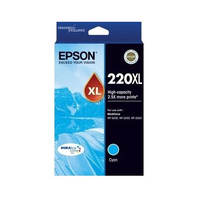 Epson 220XL Cyan High Yield Ink Cartridge Epson — view 2