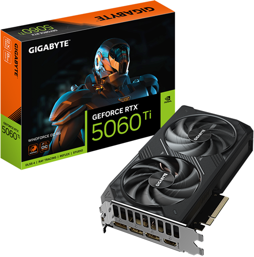 Gigabyte GV-N506TWF2OC-8GD RTX5060TI 8GB PCIE Graphics Card Gigabyte — view 2