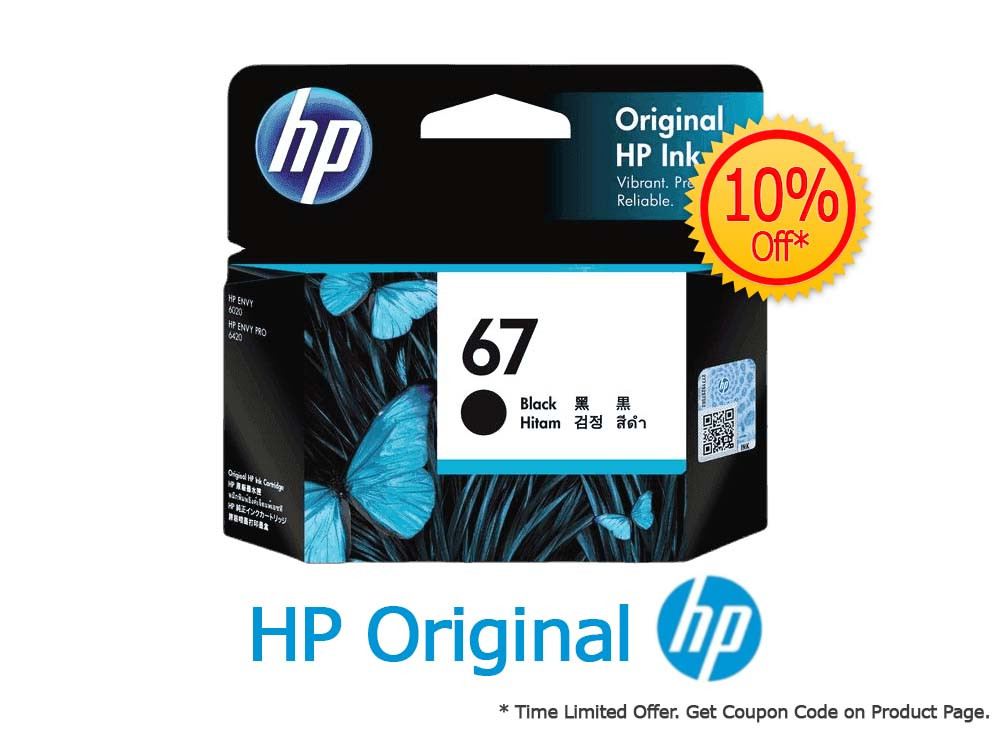 HP 67 Black Ink Cartridge HP — view 2