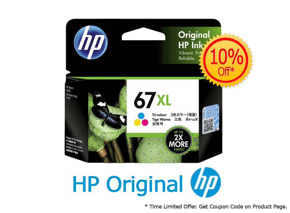 HP 67XL Tri-Colour Ink Cartridge HP — view 2