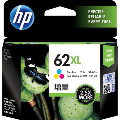 HP 62XL Tri-Colour High Yield Ink Cartridge HP — view 2