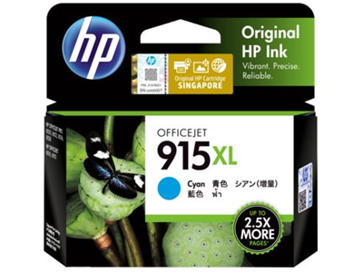 HP 915XL Cyan Ink Cartridge HP — view 2