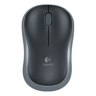 Logitech M185 USB Wireless Compact Mouse - Blue Logitech — view 1