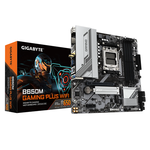 Gigabyte B650M Gaming Plus Wifi AM5 Motherboard Gigabyte — view 2
