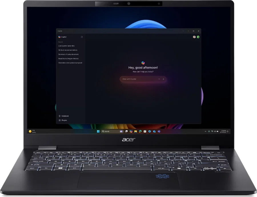 Acer TravelMate P614-54T 14" U7-258v 32GB 1TB SSD W11Pro 3yr wty Acer — view 2