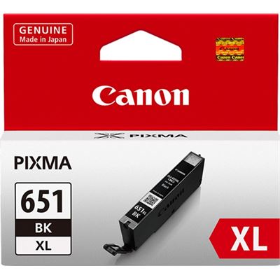 Canon CLI651XLBK XL Black High Yield Ink Cartridge Canon — view 2