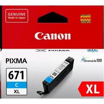 Canon CLI671XLC Cyan High Yield Ink Cartridge Canon — view 2