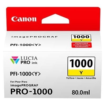 Canon PFI-1000Y Yellow Ink Tank Canon — view 2