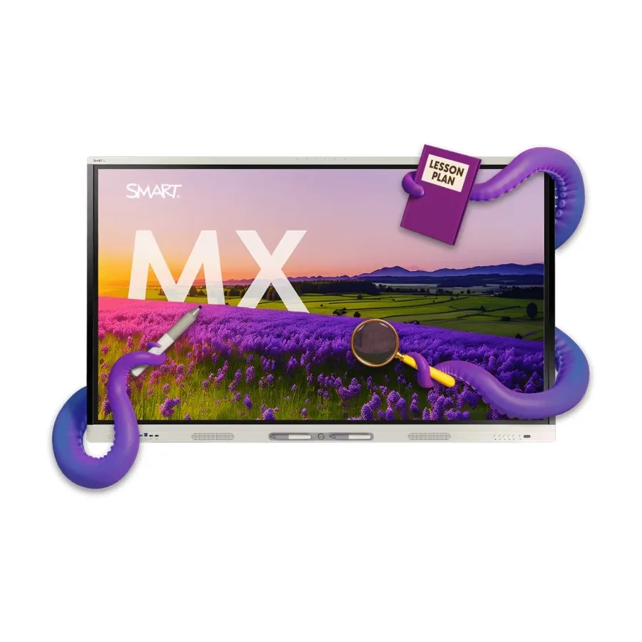 SMART Board MX086-V5 interactive display with iQ, 5Y Assure Smart — view 2