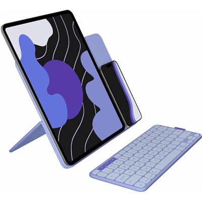 Logi Flip Folio iPad Pro 13-inch M4 & M5 or Air M2 & M3 LILAC Logitech — view 2