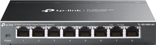 TP-Link SG108S-M2 8 Port 2.5 Gigabit Switch Steel Case TP-Link — view 2
