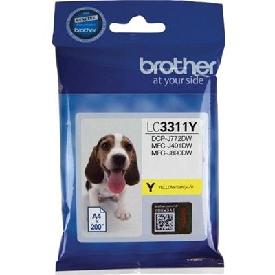 Brother LC3311Y Yellow Ink Brother — view 2