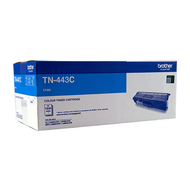 Brother TN443 Cyan Toner Cart Brother — view 2