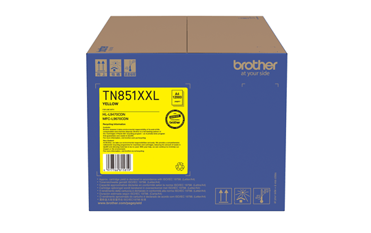 Brother TN851XXLY yellow Toner Brother — view 2