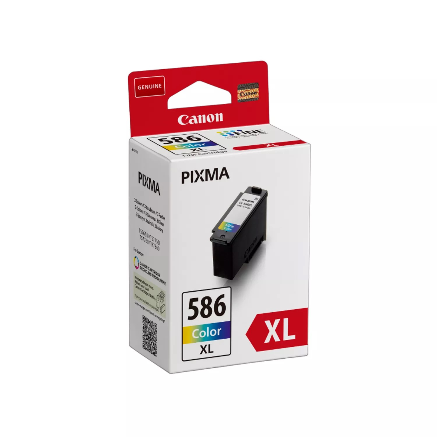 Canon CL586XL Colour Fine Cart thumbnail 4