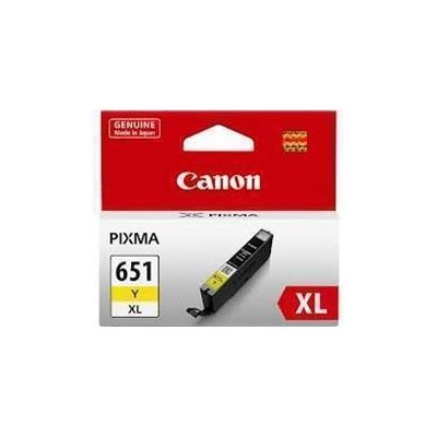 Canon CLI651XL Yellow Ink Cart Canon — view 2