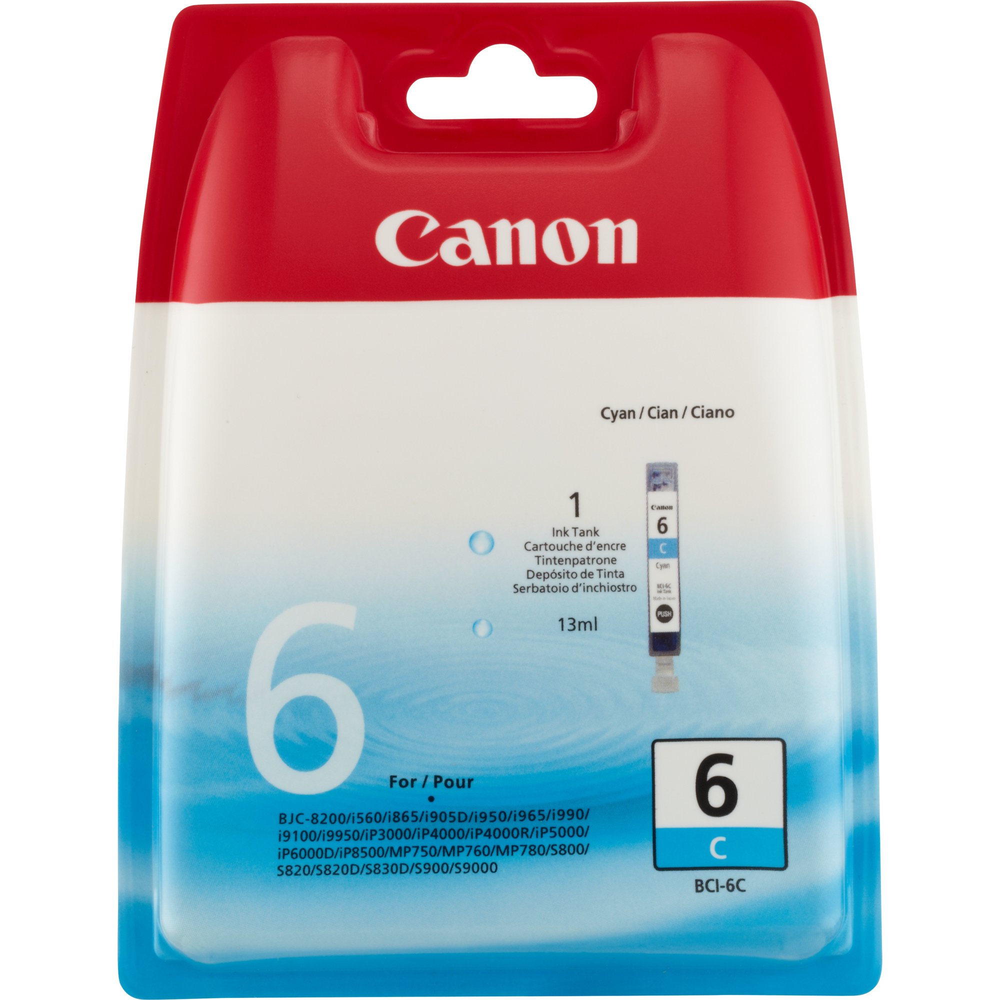 Canon BCI6C Cyan Ink Tank thumbnail 1