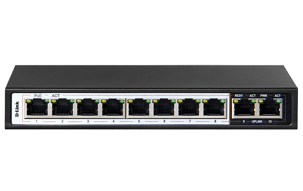 D-LINK DES-F1010P-E PoE Switch thumbnail 1