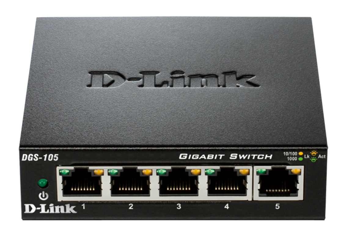 D-LINK DGS-105 Desktop Switch thumbnail 1